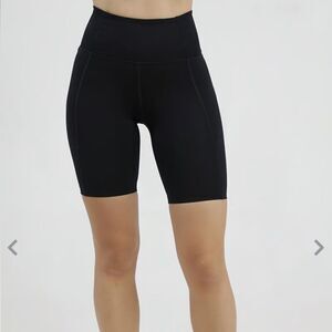 NEW Girlfriend Collective Black High-Rise Bike Short XS